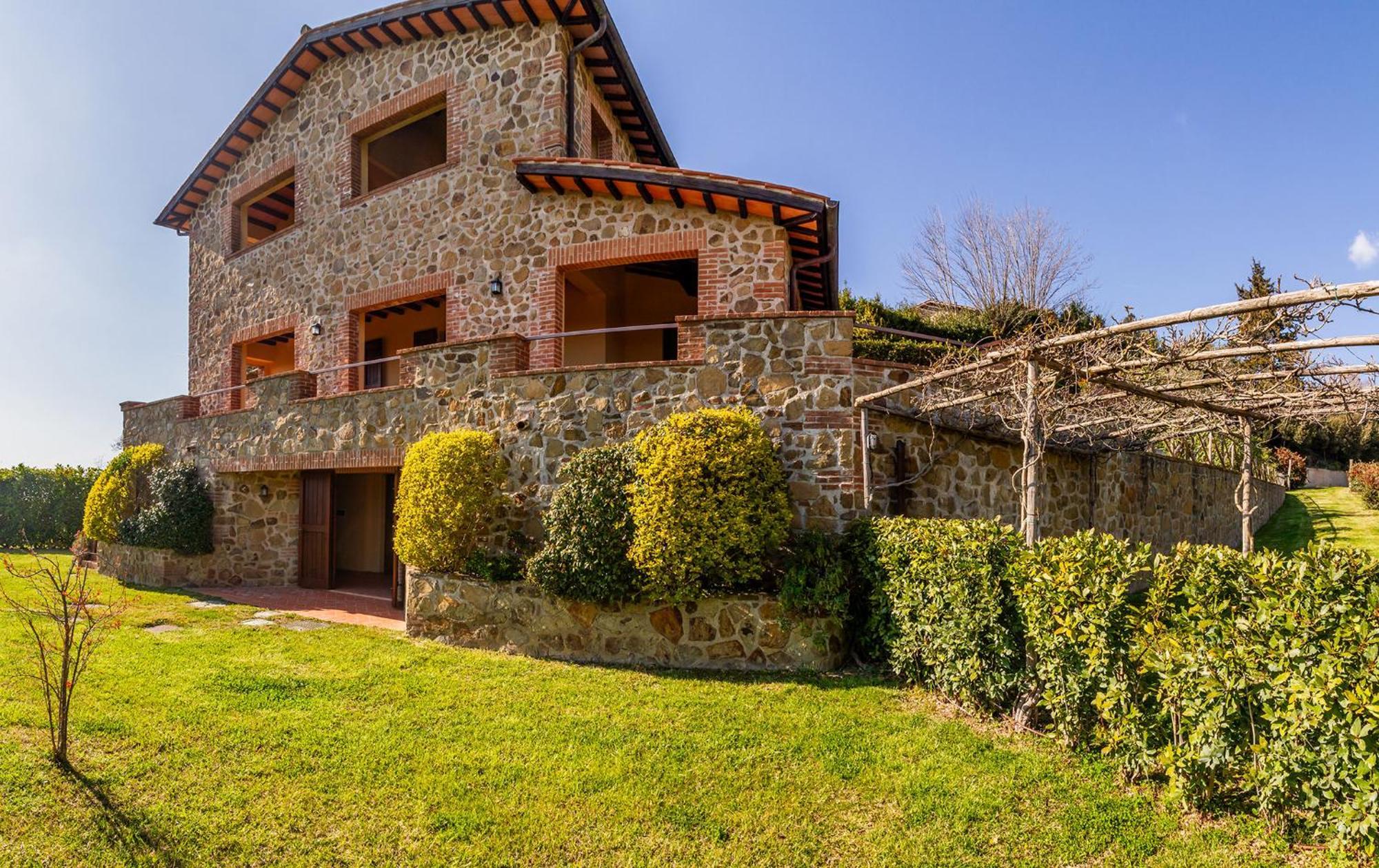 Home With A View In Scansano, Tuscany Bagian luar foto