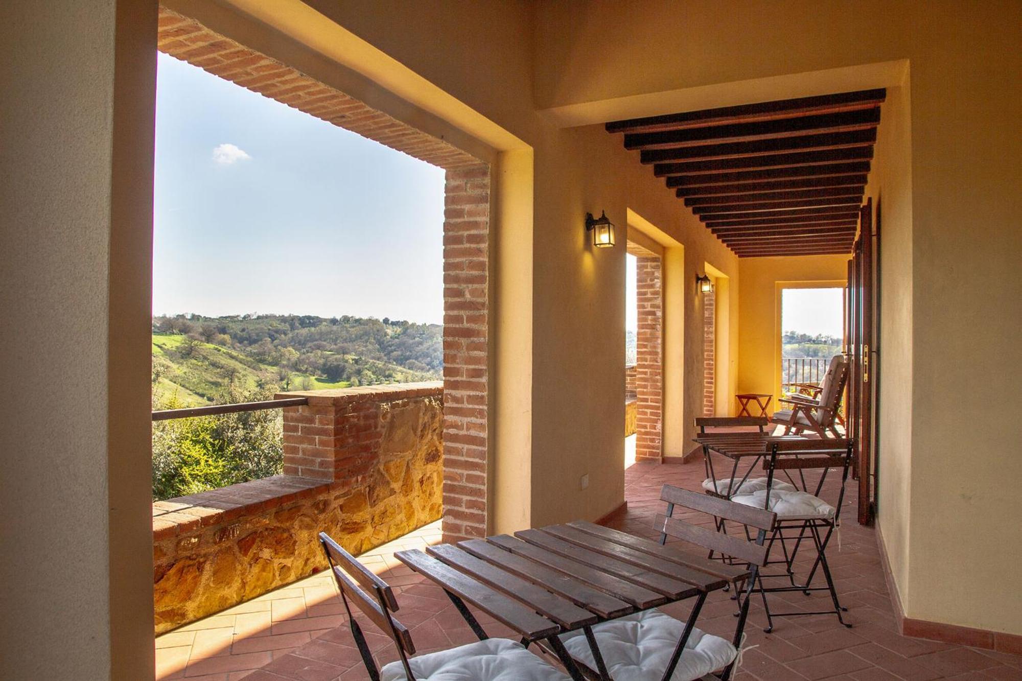 Home With A View In Scansano, Tuscany Bagian luar foto
